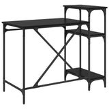 Desk Black Oak 105 x 50 x 90 cm Engineered Wood 881287