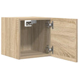 Wall Mounted TV Cabinets 2 pcs Sonoma Oak 30.5x30x30 cm 804491