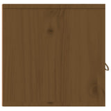 Wall Cabinets 2 pcs Honey Brown 60x30x30 cm Solid Wood Pine 818372