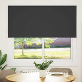 Roller Blind Blackout Black 150x175 cm Fabric Width 146.6 cm Polyester 4010904