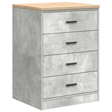 Garage Cabinets 6 pcs Concrete Grey Engineered Wood 3328344