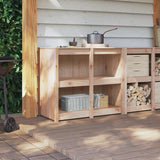 Kitchen Cabinet with Shelf MEPPEL Brown Oak 106 x 55 x 92 cm 868177