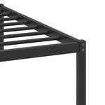 Bed Frame without Mattress Smoked Oak 100x200 cm Engineered Wood 4106738