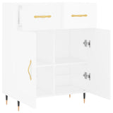 Sideboard High Gloss White 69.5x34x90 cm Engineered Wood 827958