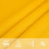 Sunshade Sail 160 g/m Rectangular Yellow 4x6 m HDPE 311574
