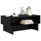 Coffee Table Black Oak 80 x 46 x 35 cm Engineered Wood 8000221