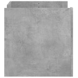 Coffee Table Concrete Grey 80x50x50 cm Engineered Wood 848356