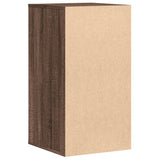 Corner Chest of Drawers Brown Oak 40x41x76 cm Engineered Wood 852867