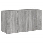 5 Piece TV Wall Units Grey Sonoma Engineered Wood 3216469