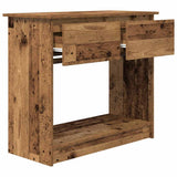 Console Table with Drawers Old Wood 85.5x38.5x74.5 cm 861398