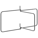 Saddle Pad Rack 3 Arms Black Iron 172459