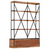 284423 4-Tier Bookcase with 6 Drawers 122x36x181 cm Solid Mango Wood