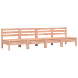 Garden Sofa Set of 4 Natural Wood Solid Douglas Fir wood 63.5 cm 838010