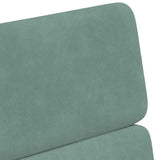 Dining Chairs with Wheels 2 pcs Sea green 58 x 65 x 98 cm 42017883
