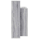 Desk with Shelf Grey Sonoma 100 x 40 x 90 cm Engineered Wood 869319