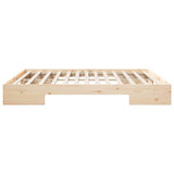 Bed Frame Brown 200 x 200 cm 873016