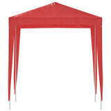 Party Tent 200 x 200 x 240 cm Red PE and Steel 42032984