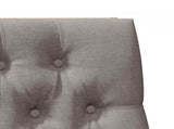 Upholstered Headboard Taupe 100 cm Solid Pine Wood 879357