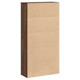 Bookcase Brown Oak 60x24x120 cm Engineered Wood 860424