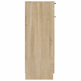 Bathroom Cabinet Sonoma Oak 32x33.5x90 cm Engineered Wood 811289