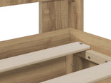 Bed Frame with Storage and Headboard Artisan Oak 90 x 200 cm 3445813