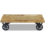 Coffee Table Mango Wood 120x60x30 cm 243335