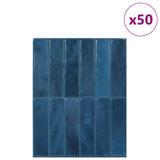 Rectangular Tile 50 pcs Blue 29 x 23 x 0.08 cm 42021262