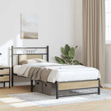 Bed Frame without Mattress Sonoma Oak 90x190 cm Single Engineered Wood 4106954