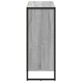 Side Cabinet Grey Sonoma 96.5 x 30 x 75 cm Engineered Wood 886609