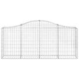 Arched Gabion Basket 200x30x80/100 cm Galvanised Iron 153384