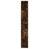 Book Cabinet Smoked Oak 45x24x160 cm Engineered Wood 826375