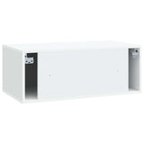 Wall-Mounted TV Cabinet White 78.5 x 41 x 30 cm Engineered Wood 899025
