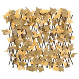 Artificial Maple Leaf Trellis Expandable Orange 5 pcs 180x60 cm 366595