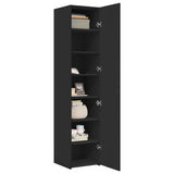Highboard Black 40x42.5x185 cm Engineered Wood 3281400
