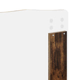 Bed Frame Smoked Oak 140 x 200 cm Solid Pine Wood 3413303