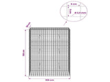 Gabion with 3.5 mm Wire and 5x5 cm Mesh 100x30x150 cm 3462260