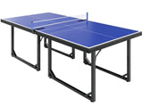 6ft Table Tennis Table, Ping Pong Table with Net, Foldable and Portable Ping Pong Set for Indoor T3398P548118