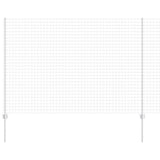 Fence and Post Silver 1.5 x 10 m Steel 3336150