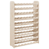 ZNTS Wine Rack 72.5x25x111.5 cm Solid Wood Pine 4007561