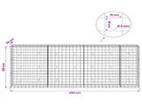 Gabion with 5 mm Wire and 10x10 cm Mesh 350x50x150 cm 3465241