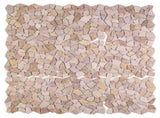 Mosaic Tiles Red 30 x 30 cm Marble 42033529