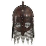286224 Viking Warrior Helmet Antique Replica LARP Copper Steel