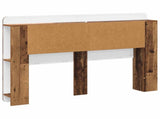 Headboard Cabinet with Storage Old Wood Engineered Wood 8001289