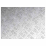 Stair Tread Rectangular 2 pcs Silver 70 x 50 cm Aluminium 4104351