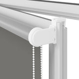 Roller Blind Blackout Grey 160x210 cm Fabric Width 156.6 cm Polyester 4011192