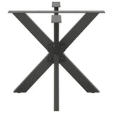 Dining Table Leg Spider Shape Anthracite 85x85x cm Steel 4013122