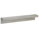 Garden Cover Profile 2 pcs 100 x 15 x 15 cm Stainless Steel 8012970