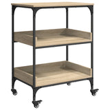 Kitchen Trolley Sonoma Oak 60 x 41 x 80.5 cm Engineered Wood 883026