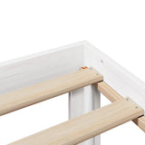 Bed Frame with Headboard without Mattress White 135x190 cm Double 3306818