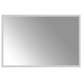 LED Bathroom Mirror Transparent 60 x 40 cm Tempered Glass 42045813